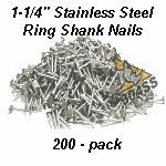 Stainless Nails 200 Pack