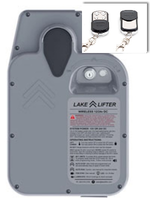 AC Boat Lift Motor with Key and Wireless Remote Operation